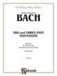 Two and Three Part Inventions piano sheet music cover